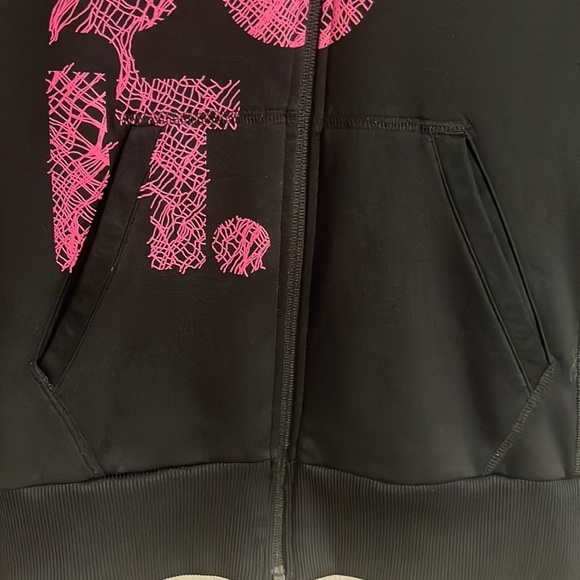 Nike Therma-fit Zippered Hoodie Jacket Black and Pink Size Small - Picture 4 of 5
